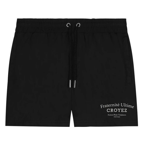 Croyez Fraternité Zwembroek Zwart