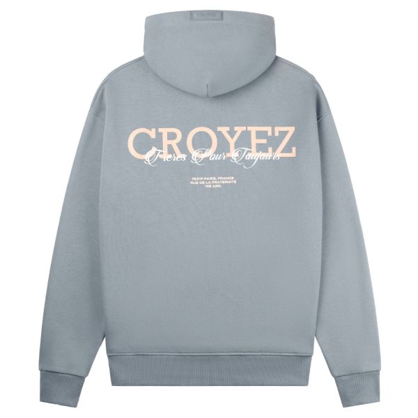 Croyez Frères Hoodie Antraciet