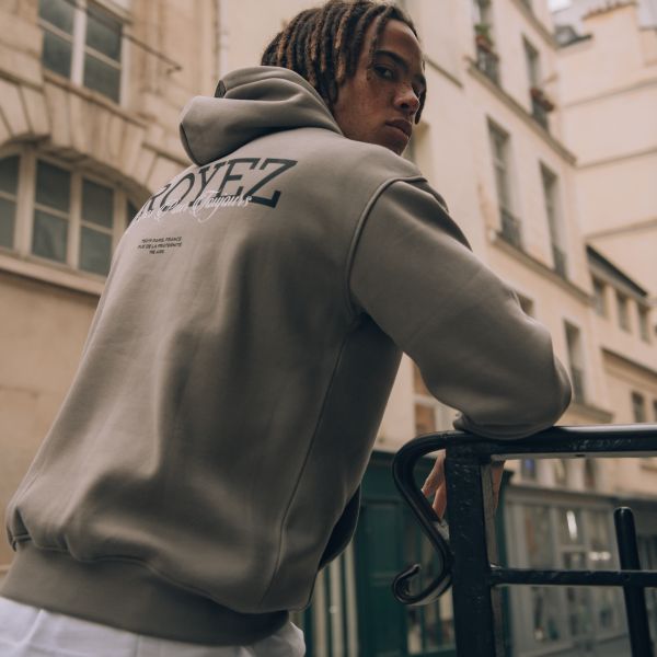 Croyez Frères Hoodie Grijs