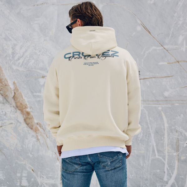 Croyez Frères Hoodie Off White