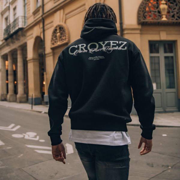 Croyez Frères Hoodie Zwart