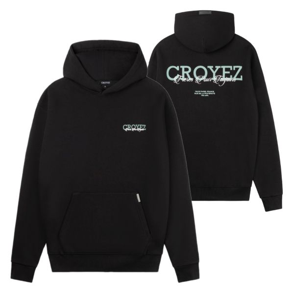 Croyez Frères Hoodie Zwart