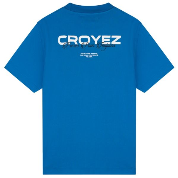 Croyez Frères T-shirt Blauw