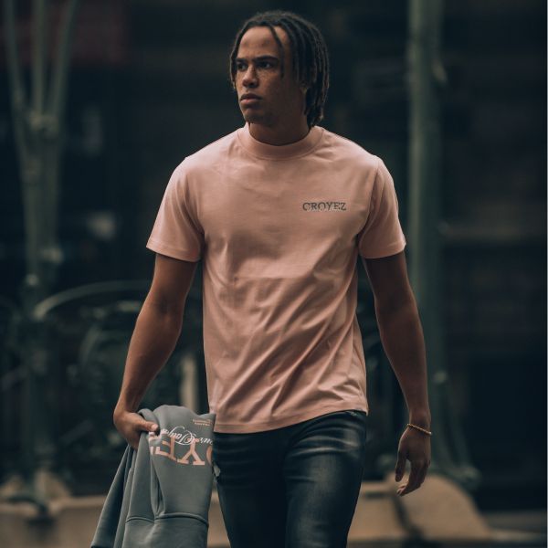 Croyez freres t-shirt roze