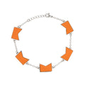 Croyez Fumes Armband Oranje/Zilver
