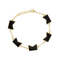 Croyez Fumes Armband Zwart/Goud
