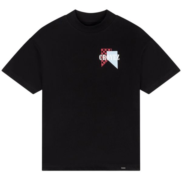 Croyez Fumes Flag T-shirt Zwart