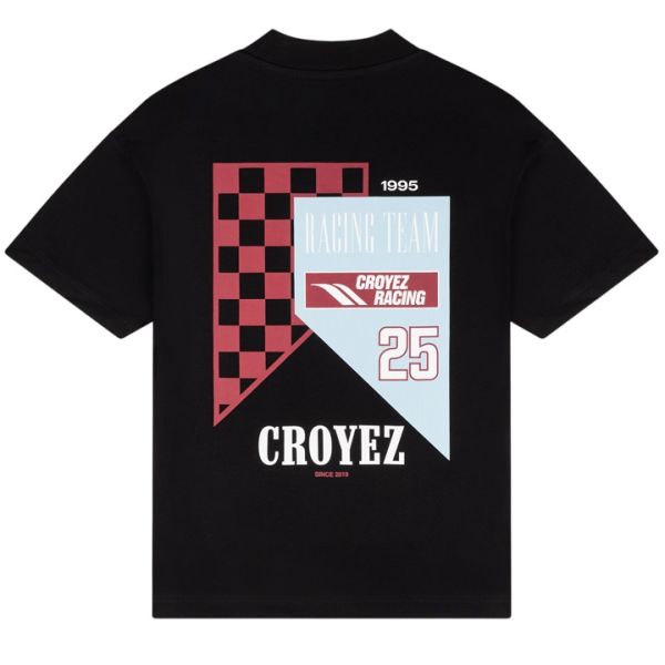 Croyez Fumes Flag T-shirt Zwart