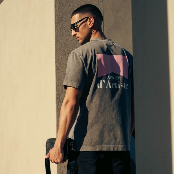 Croyez Fumes T-shirt Grijs