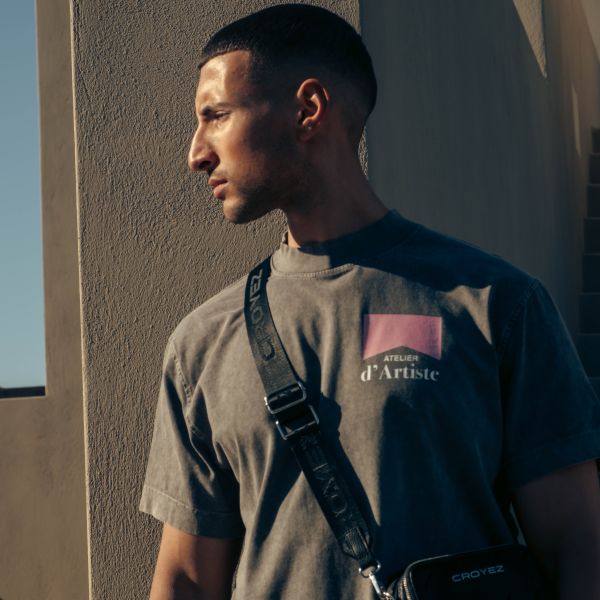 Croyez Fumes T-shirt Grijs
