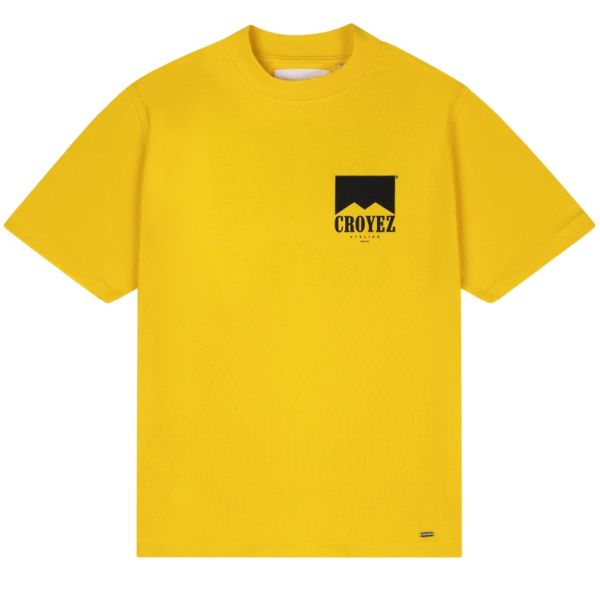 Croyez Fumes T-shirt Geel