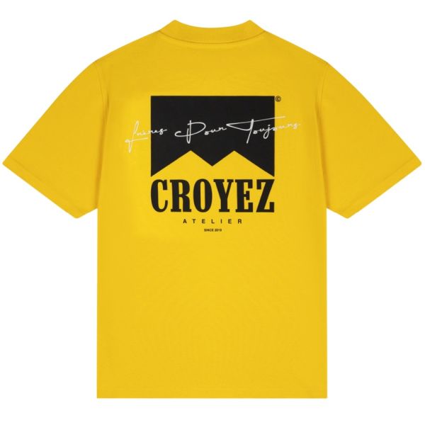 Croyez Fumes T-shirt Geel