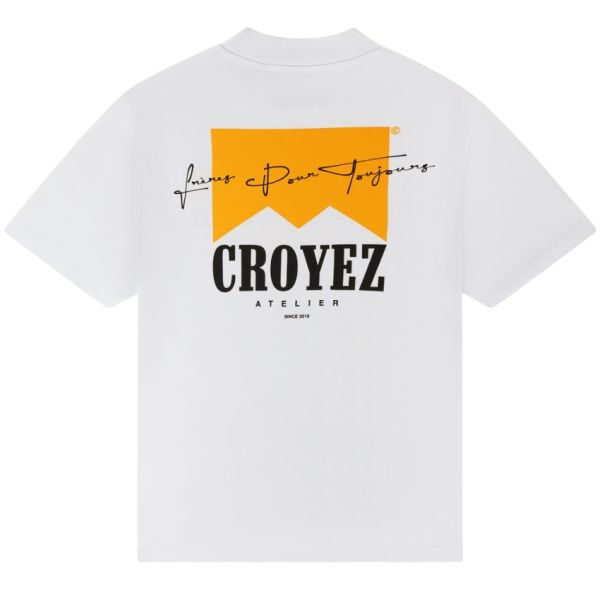Croyez Fumes T-shirt Wit