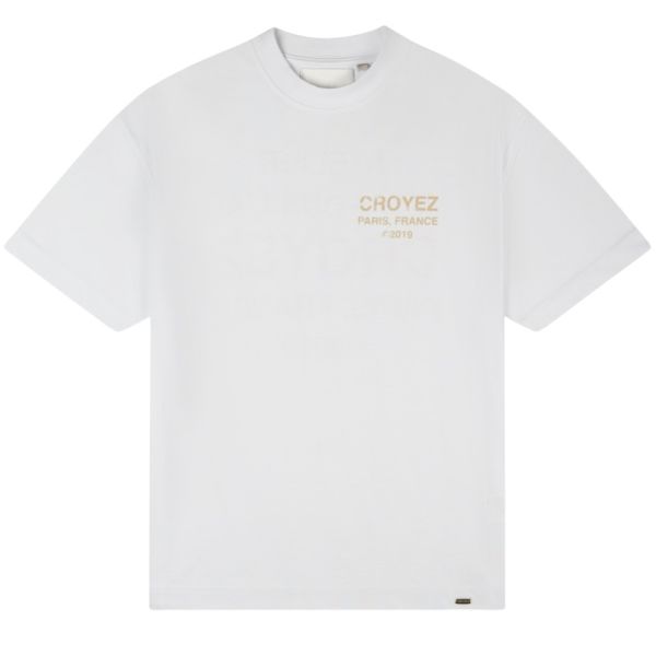 Croyez Gallery Grunge T-shirt Wit