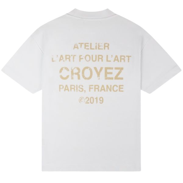 Croyez Gallery Grunge T-shirt Wit
