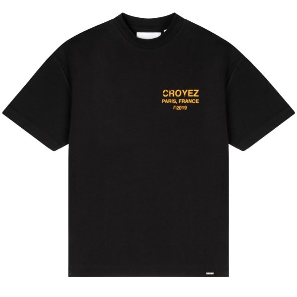 Croyez Gallery Grunge T-shirt Zwart