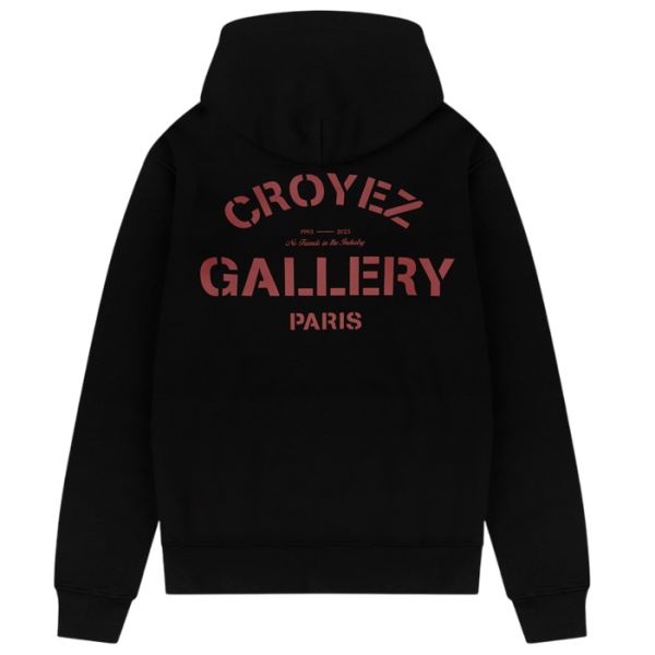 Croyez Gallery Hoodie Zwart