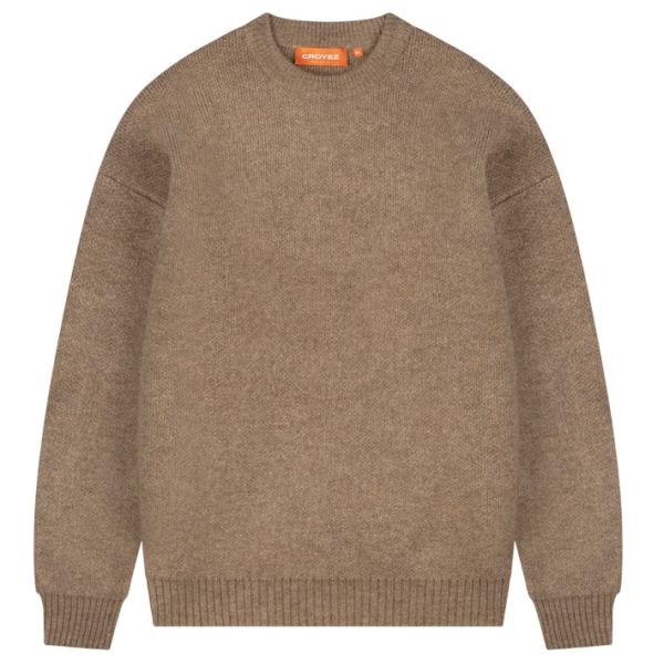 Croyez Gallery Knit Sweater Beige