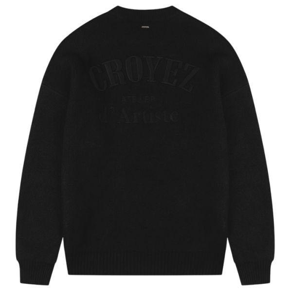 Croyez Gallery Knit Sweater Zwart