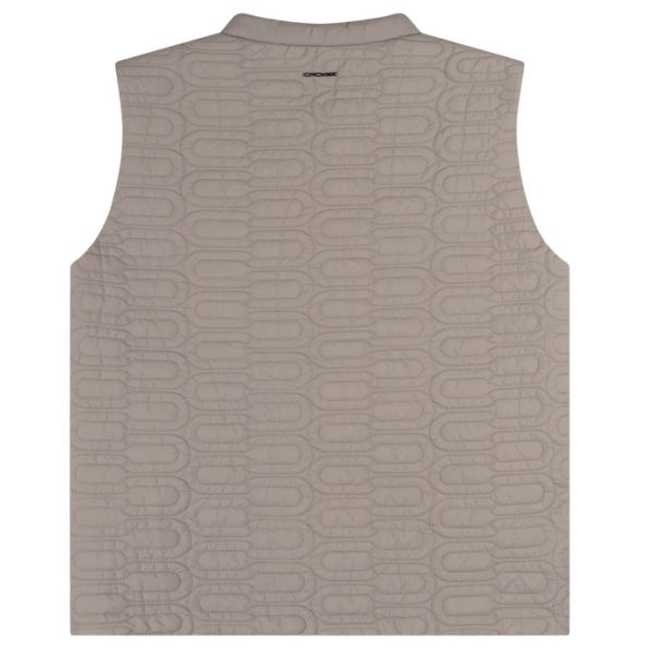 Croyez Gallery Quilted Vest Beige