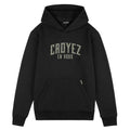 Croyez Gothic Print Hoodie Zwart