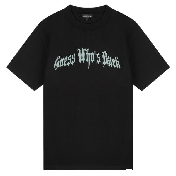 Croyez Guess Who's Back T-shirt Zwart