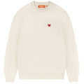 Croyez Heart Knit Sweater Off White