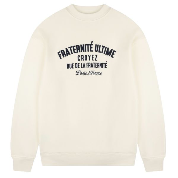 Croyez Heavyweight Fraternité Sweater Off White