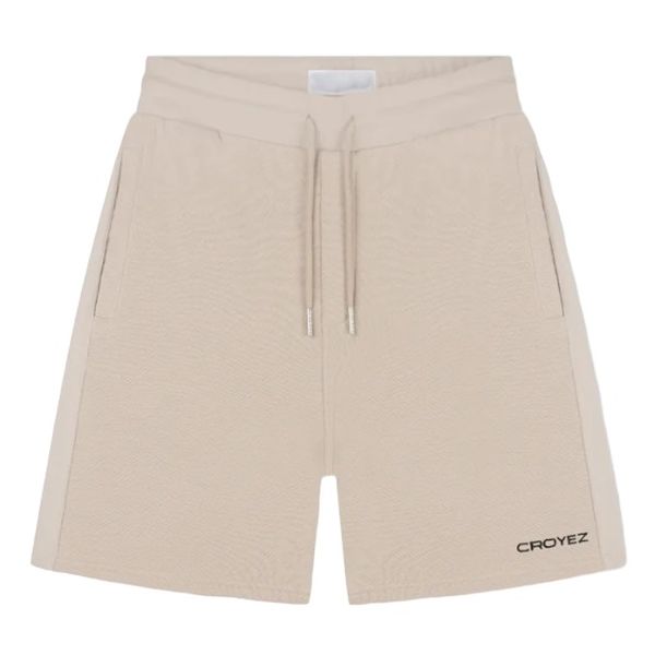 Croyez Heavyweight Logo Korte Broek Beige