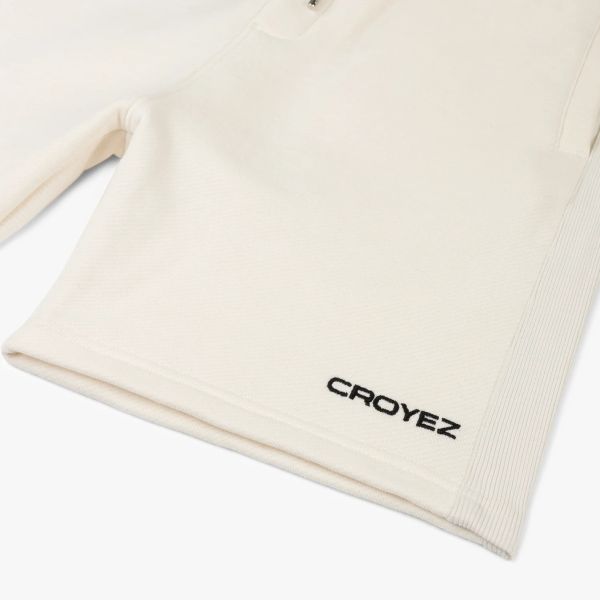 Croyez Heavyweight Logo Korte Broek Off White