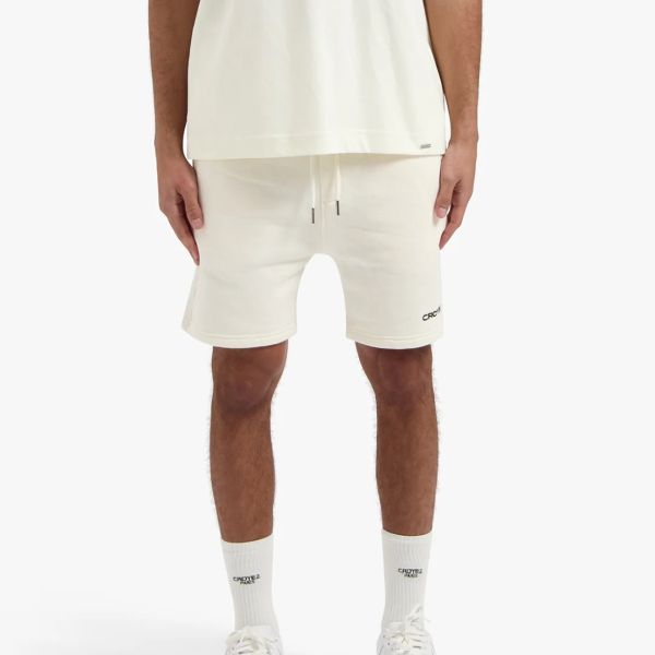 Croyez Heavyweight Logo Korte Broek Off White