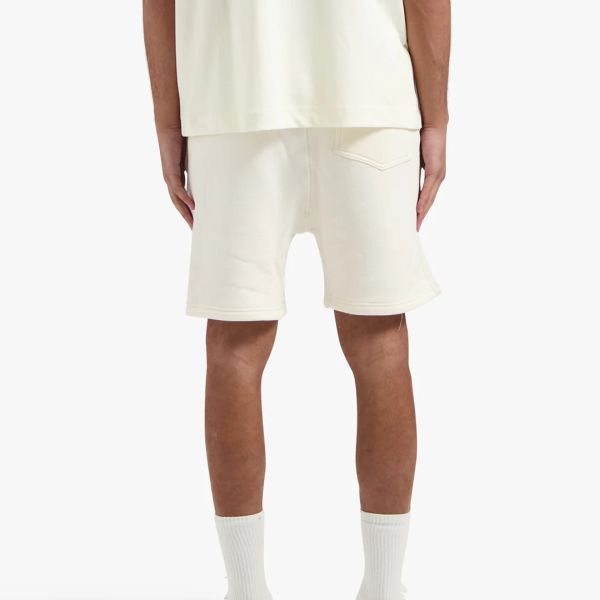 Croyez Heavyweight Logo Korte Broek Off White