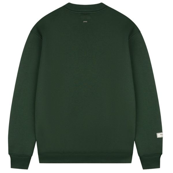 Croyez Initial Sweater Donker Groen