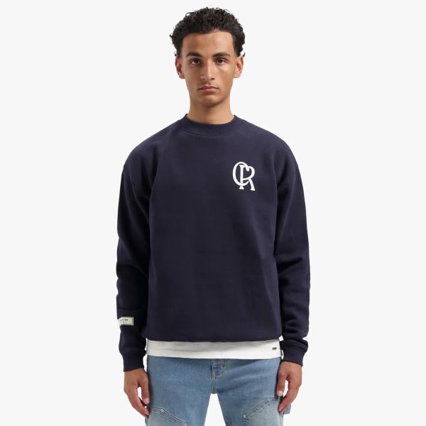 Croyez Initial Sweater Navy
