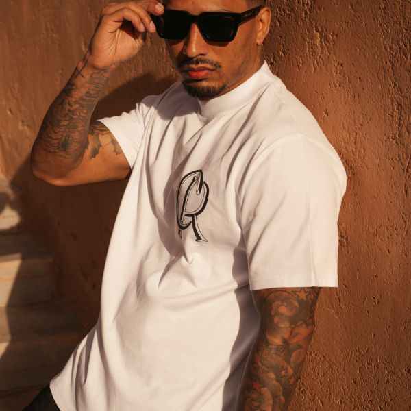 Croyez Initial T-shirt Wit