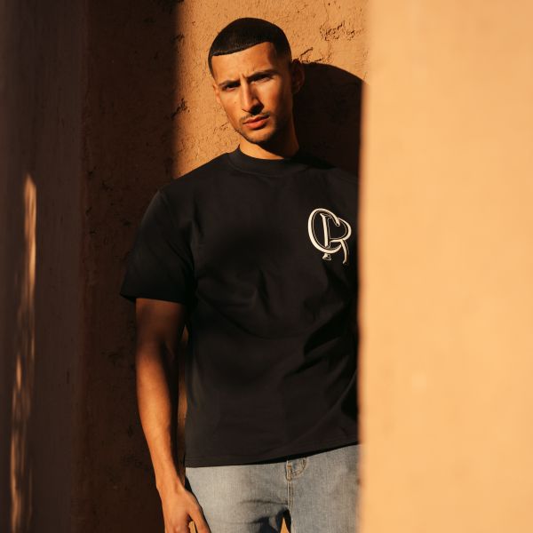 Croyez Initial T-shirt Zwart