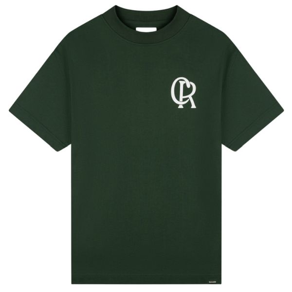 Croyez Initial T-shirt Donker Groen