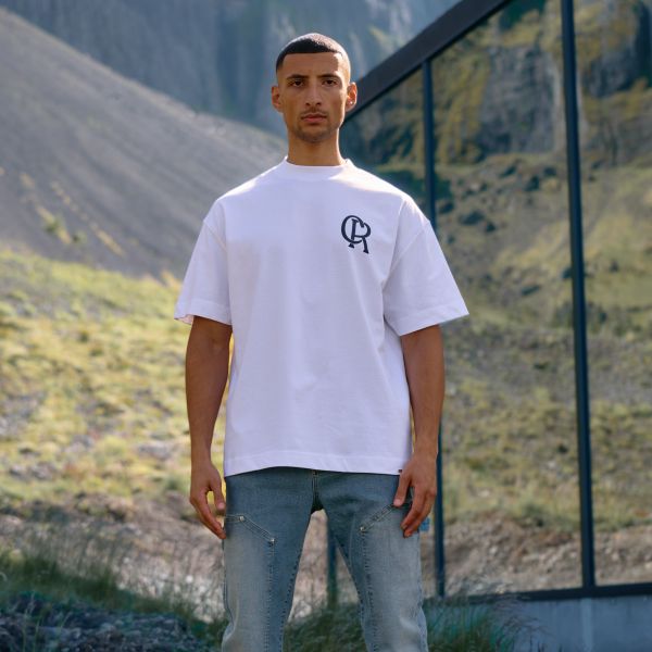 Croyez Initial T-shirt Wit