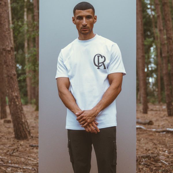 Croyez Initial T-shirt Wit