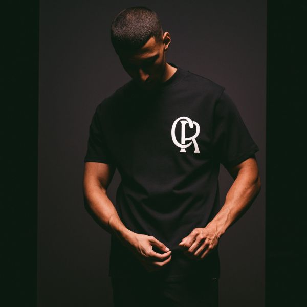 Croyez Initial T-shirt Zwart