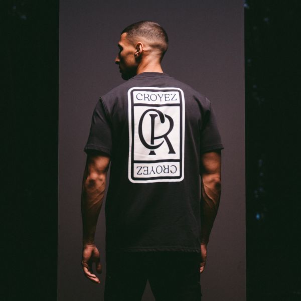 Croyez Initial T-shirt Zwart