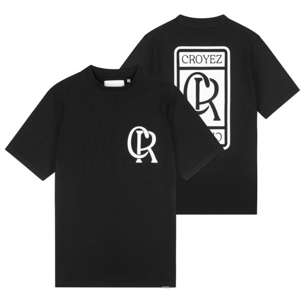 Croyez Initial T-shirt Zwart
