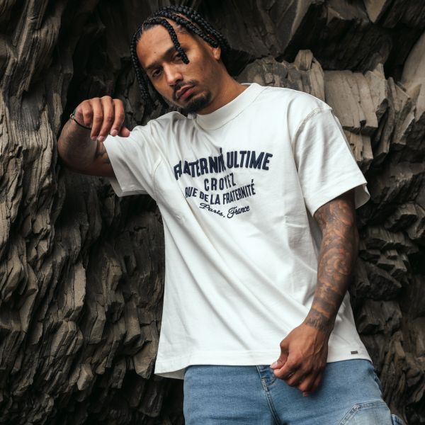 Croyez Inside Out Fraternité T-shirt Off White