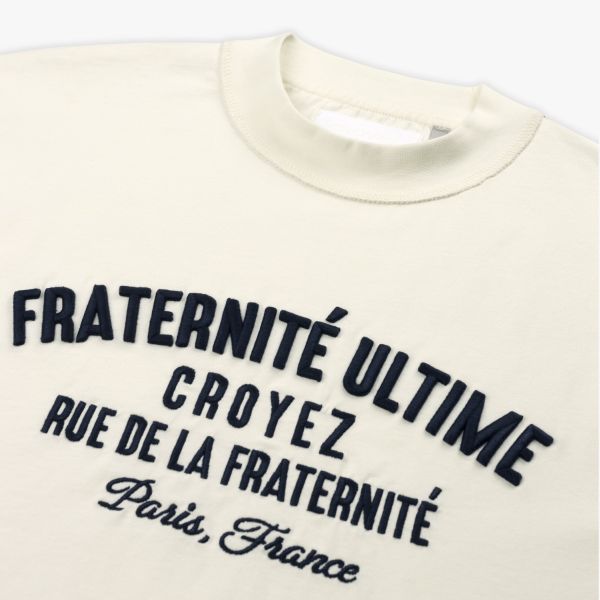 Croyez Inside Out Fraternité T-shirt Off White