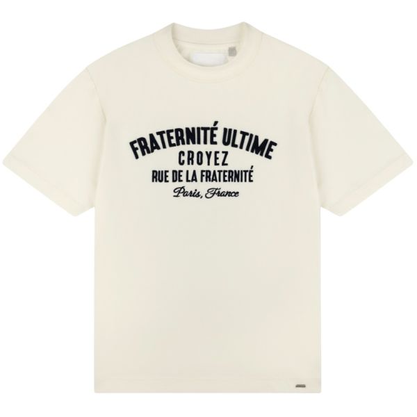 Croyez Inside Out Fraternité T-shirt Off White