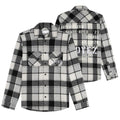 Croyez Interbellum Flannel Overshirt Zwart/Wit