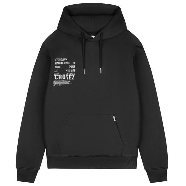 croyez interbellum hoodie zwart