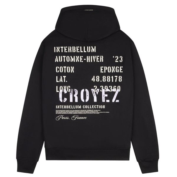 croyez interbellum hoodie zwart