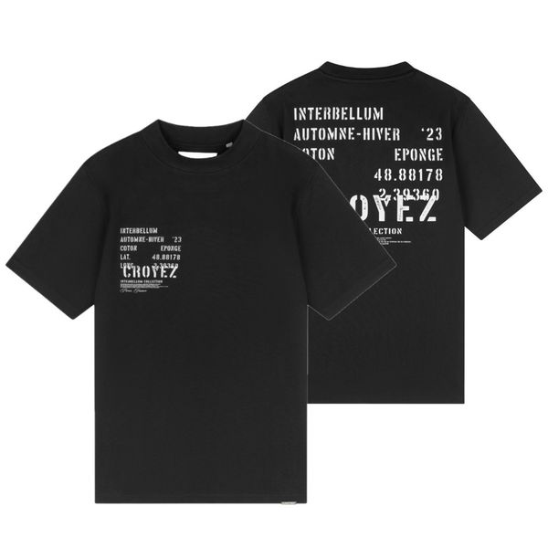 croyez interbellum t-shirt zwart