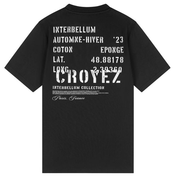 croyez interbellum t-shirt zwart